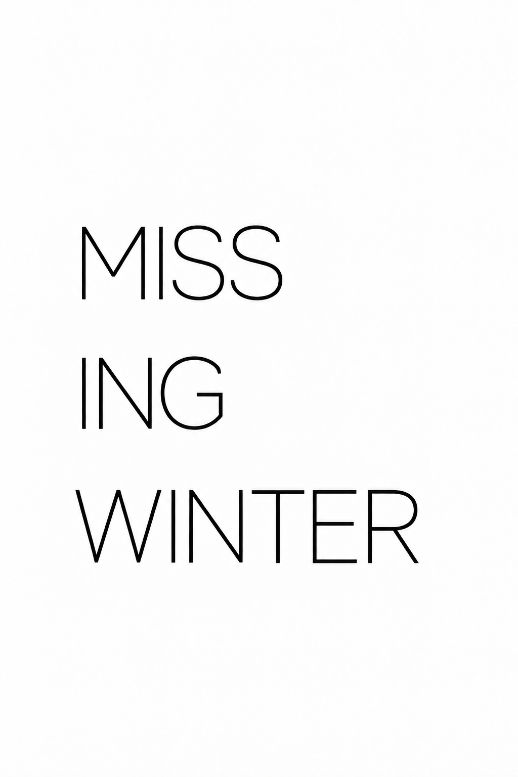 missing vinter